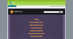 Desktop Screenshot of calihikes.com